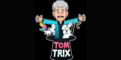 Trylleshow med Tom Trix – magi, illusioner og levende dyr
