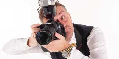 Fupfotografen – skuespiller forklædt som fotograf